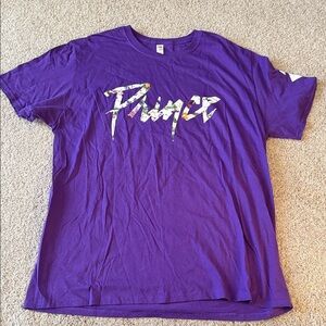 Prince Purple Tee with Graphic Print